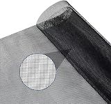 Biocare Insect Window Mesh 1.2m Fibreglass Black Fly Screen Durable