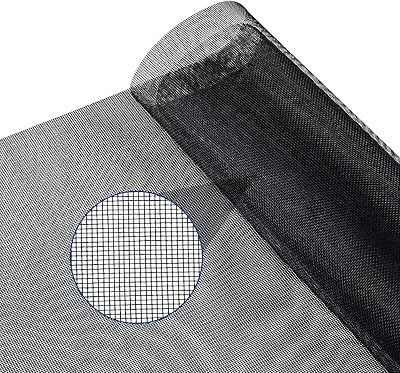 Biocare Insect Window Mesh 1.2m Fibreglass Black Fly Screen Durable