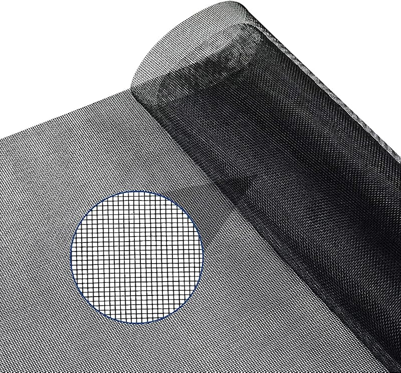 Biocare Insect Window Mesh 1.2m Fibreglass Black Fly Screen Durable