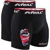 FLYBULL Cup Underwear Youth Boys Briefs with Soft Protective Athletic Cup for Baseball, Football, Lacrosse