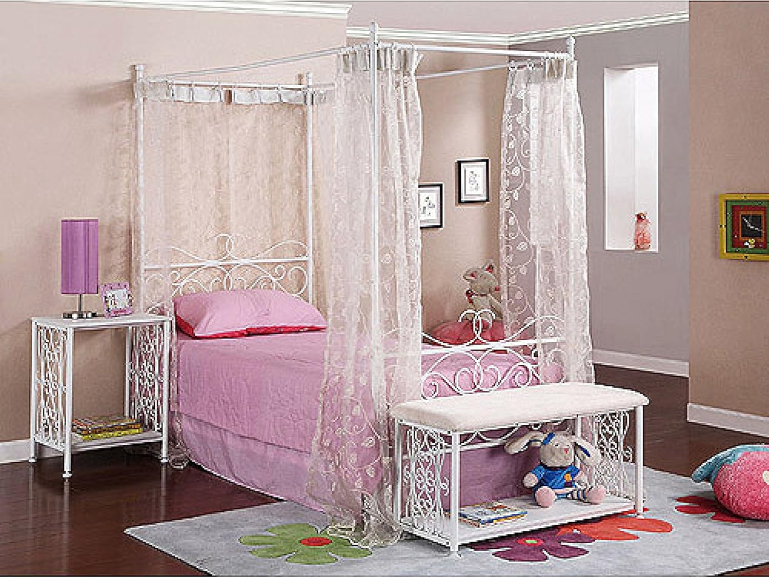 metal princess bed