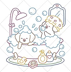Little Moments: Color By Line Coloring Book for
