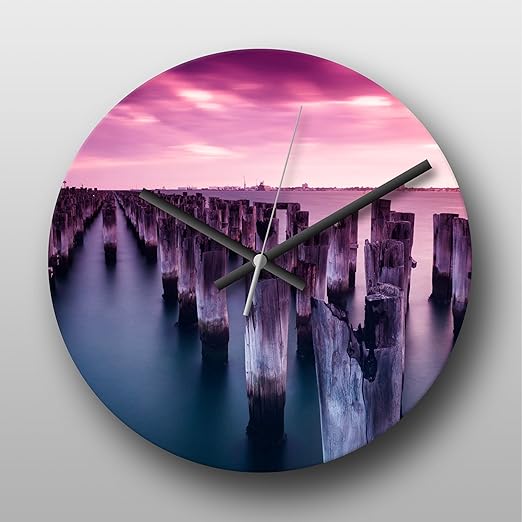Reloj De Pared Principes Muelle Melbourne Australia Grande
