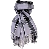 VIVIAN & VINCENT Plaid Fall Winter Scarf for Women Cashmere Feel Oversized Shawl Wrap