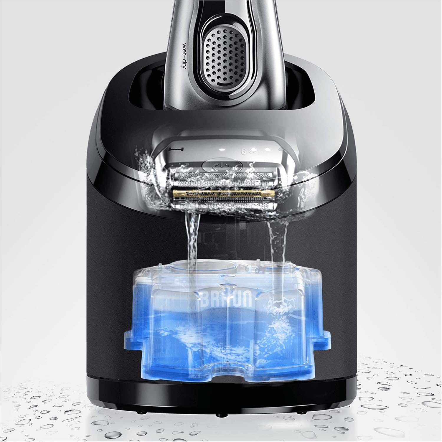 Braun Clean and Renew Refill Replacement Cartridges for Electric Shaver 5+1 Pack, Transparent, Care Center Refill 5 + 1 Free Pack - Image 3
