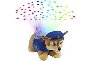 Pillow Pets Paw Patrol Chase Sleeptime Lite, 11" Nickelodeon Stuffed Animal Nightlight, Plush Night Light