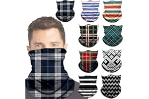 GDLPENGRU Neck Gaiter Face Cover Gator Mask Bandana Scarf Neck Warmer Balaclava Headband Headwear Head Wrap for Outdoors