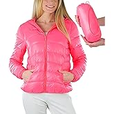 ToBeInStyle Women's Padded Warm Diamond Quilted Jacket Fully Lined w/Pockets