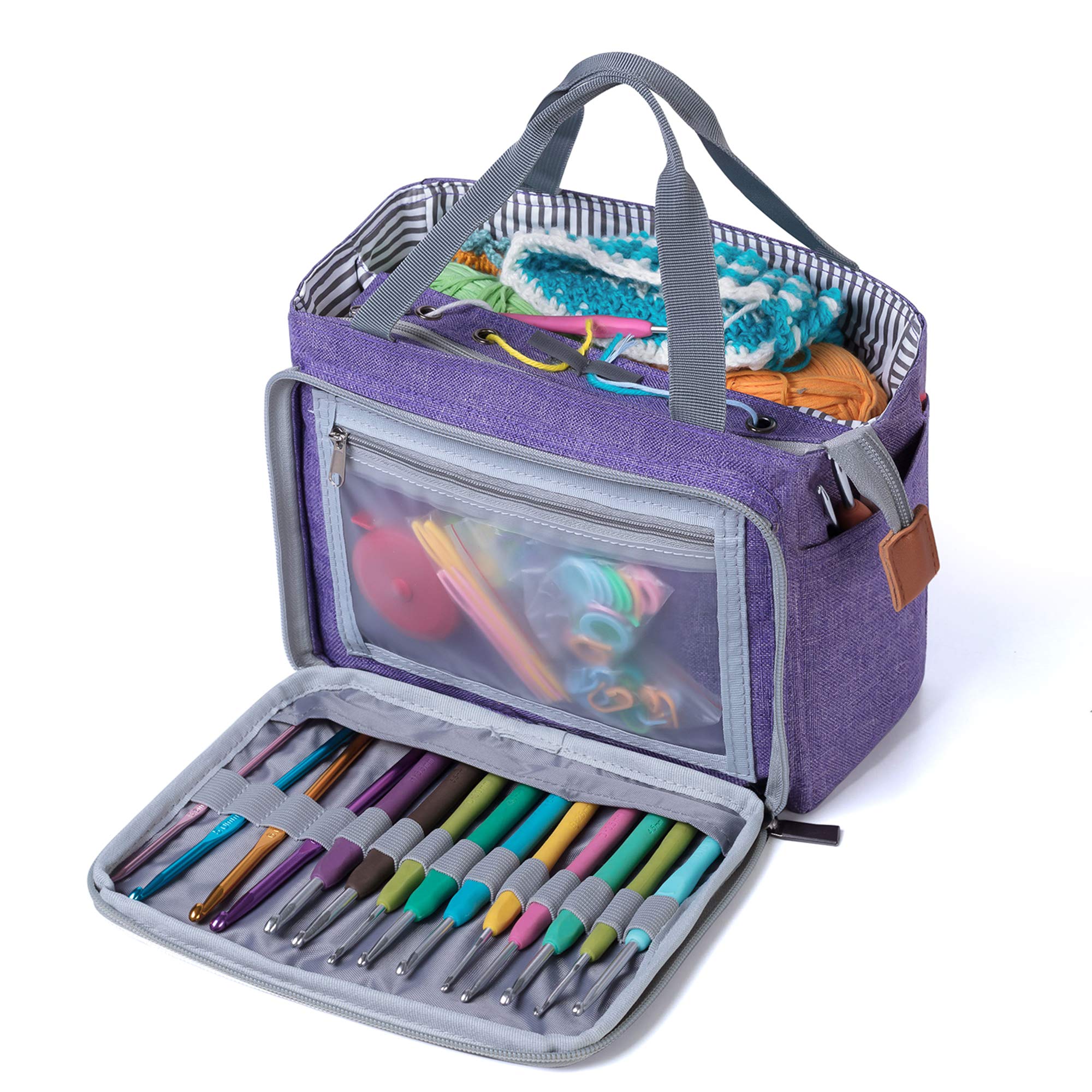 crochet carrying bolsa