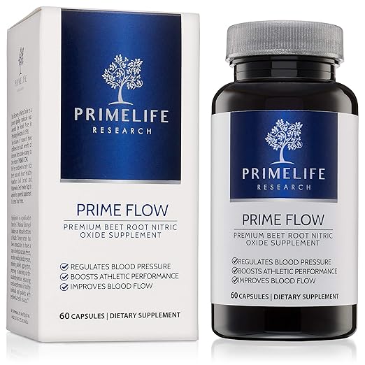 Beet Root Nitric Oxide Supplement Prime Flow Daily Dietary Nitrate