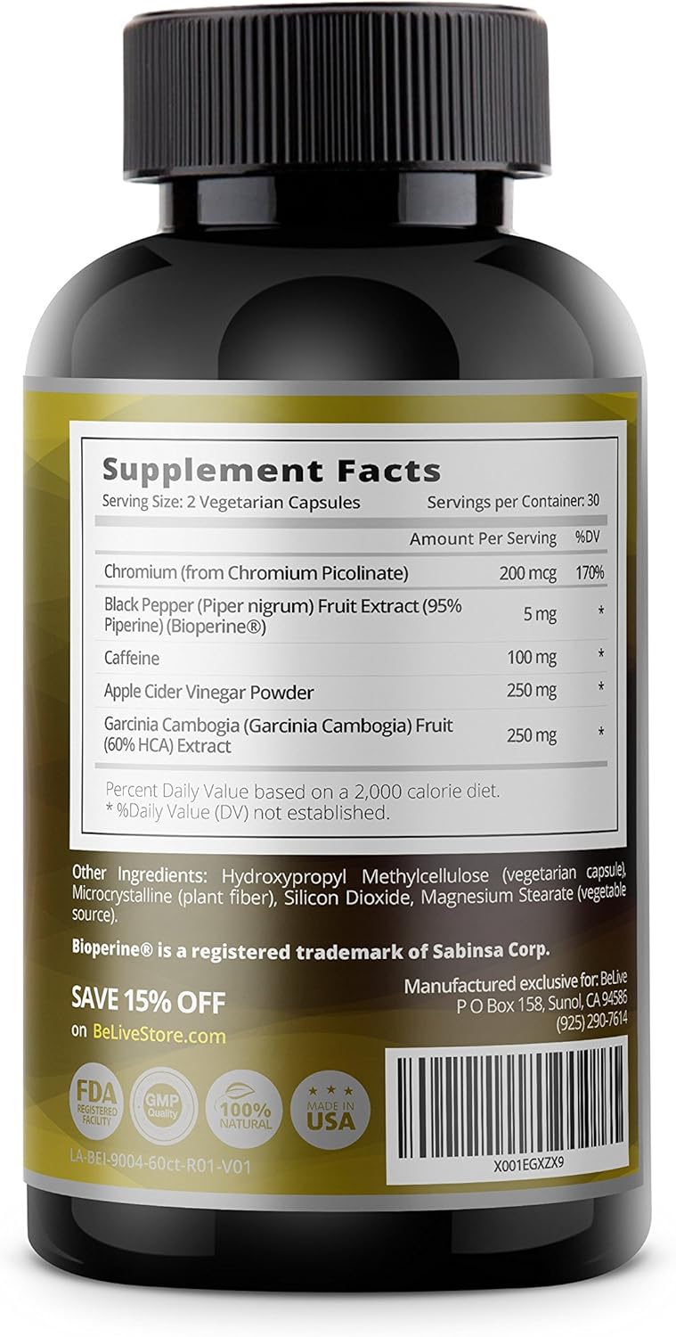 Fusion Burn Garcinia Cambogia with Apple Cider Vinegar