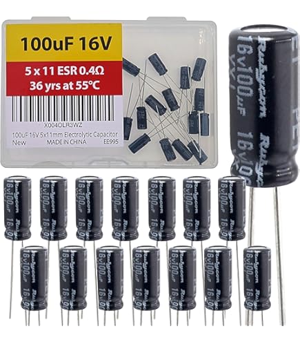 Nichicon ES 4 pcs 4.7uF 50V Bi-Polar Aluminum Electrolytic