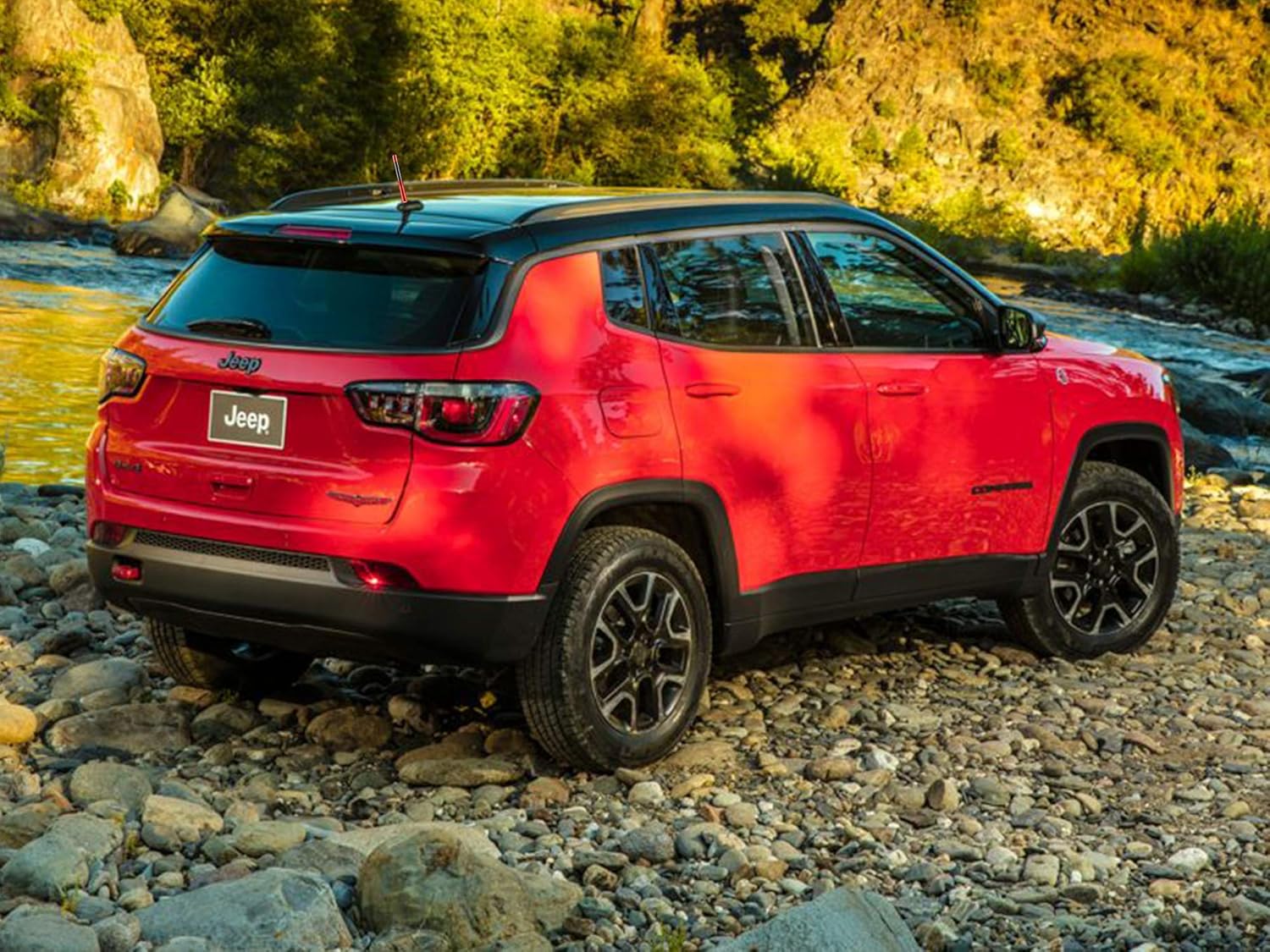 Jeep Compass JT Black 20062020 JL The Stubby Short Antenna for Jeep