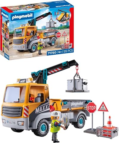 Playmobil Action Heroes Construction Lorry with Crane
