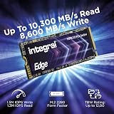 Integral EDGE Gen 5 2TB PCIe 5.0 M.2 NVMe SSD 10,300 MB/s Read 8,600 MB/s Write view 2