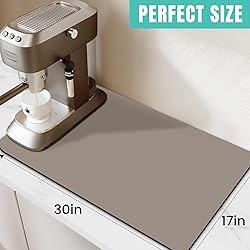 WISELIFE Coffee Mat Super Absorbent Dish Drying Mat