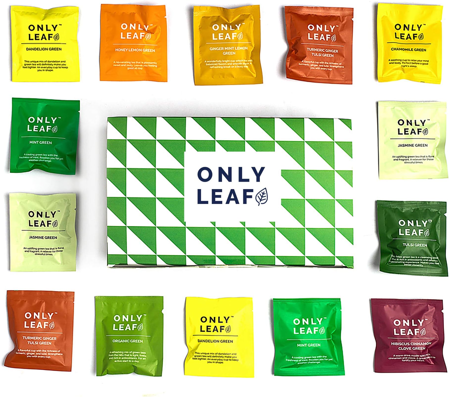 Onlyleaf Green Tea Health Box (48 Teabags, 6 Flavours)