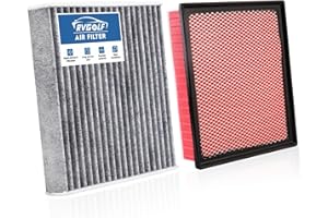 RVgolf Engine+Cabin Air Filters Fit for Toyota Tacoma V6 3.5L 2016-2023 Engine Air Filter Replacement Cabin Air Filter Accessories# CF10374 CA11895