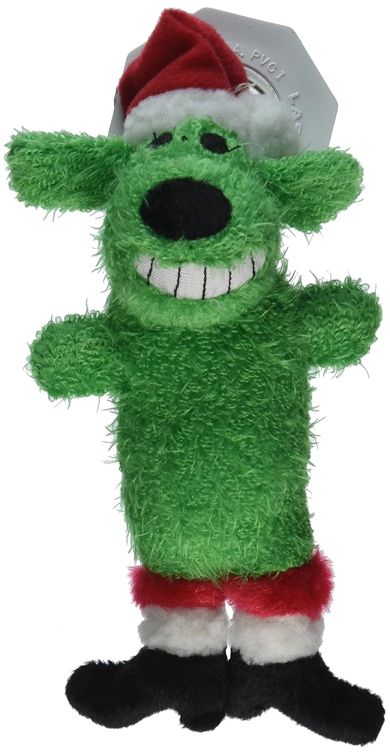 Pet Supplies Pet Squeak Toys Multipet's Santa Loofa Plush Dog Toy