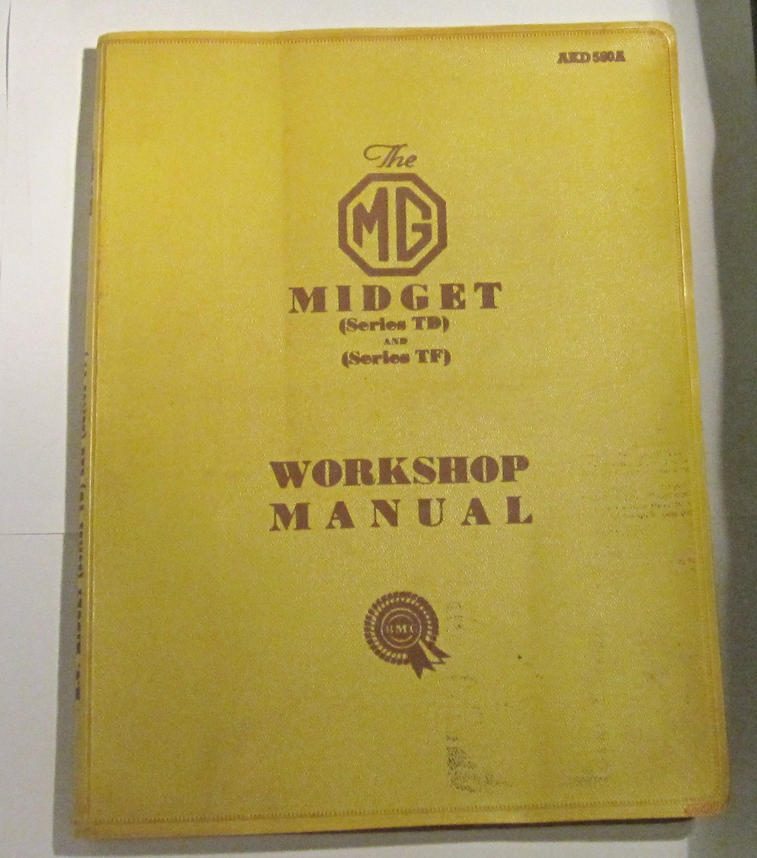 1950-1955 MG Midget TD and TF Repair Shop Manual Original RHD Paperback –  1955
