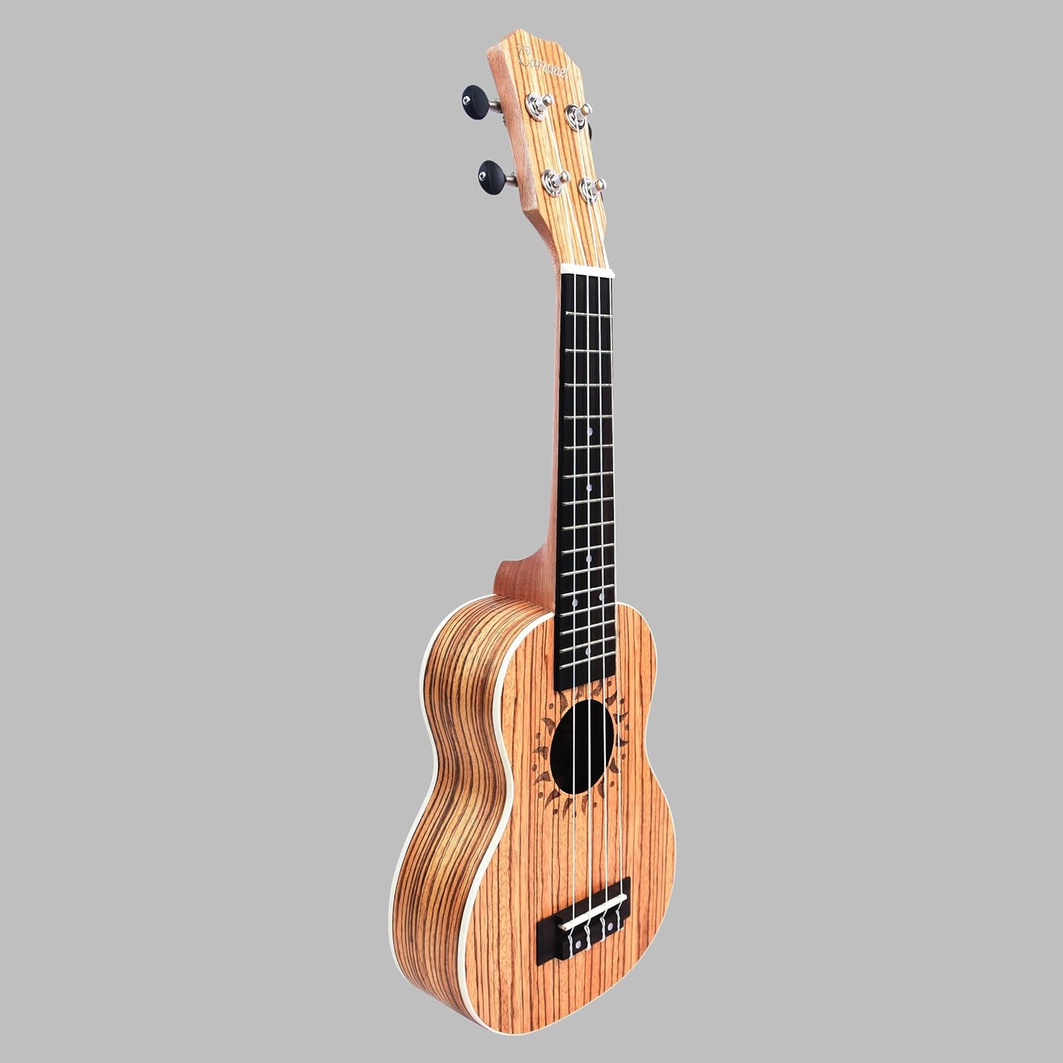 Caramel CS102A Zebra Wood Soprano Acoustic Ukulele Amazon.co.uk