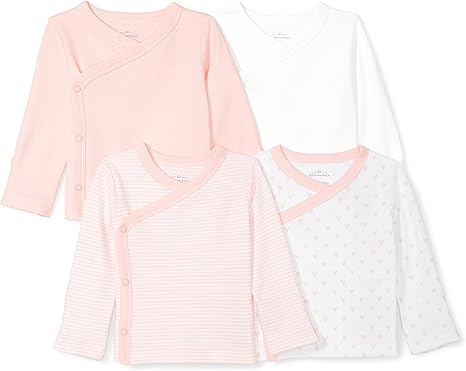 organic newborn side snap shirts