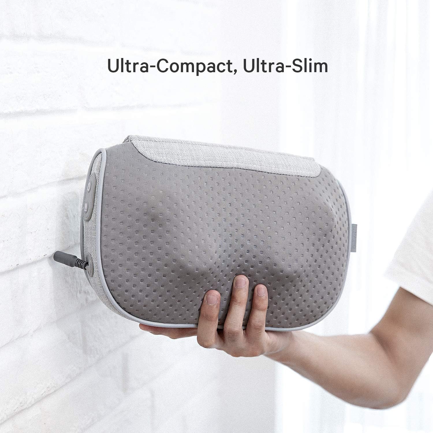 Shiatsu Neck and Back Massager Pillow - Kneading Massage with Heat, Deep Tissue Chair Massagers for Lower Back, Shoulders, Calf, Body, NAIPO oPillow Electric Massager with Cushion, Gifts for Men Women: Health & Personal Care