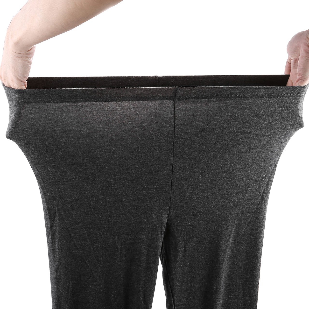 CHIC DIARY 3 Packs Women\'s Elastic Stretchy Yoga Pants Black Grey Navy Yoga Leggings Plus Size (2X-Large, Dark Grey)