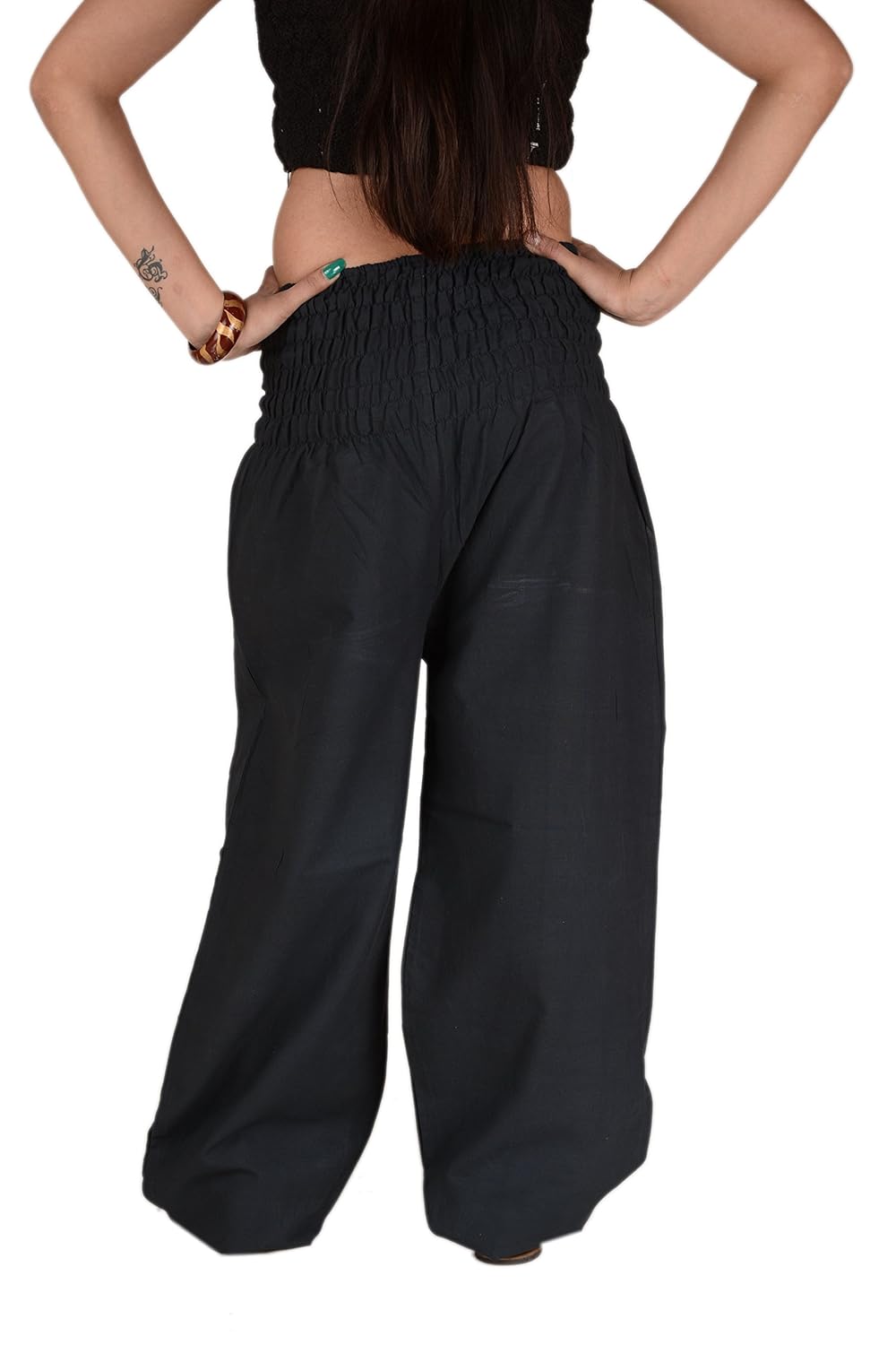 sns yoga women's cotton lounge / yoga pants with pockets