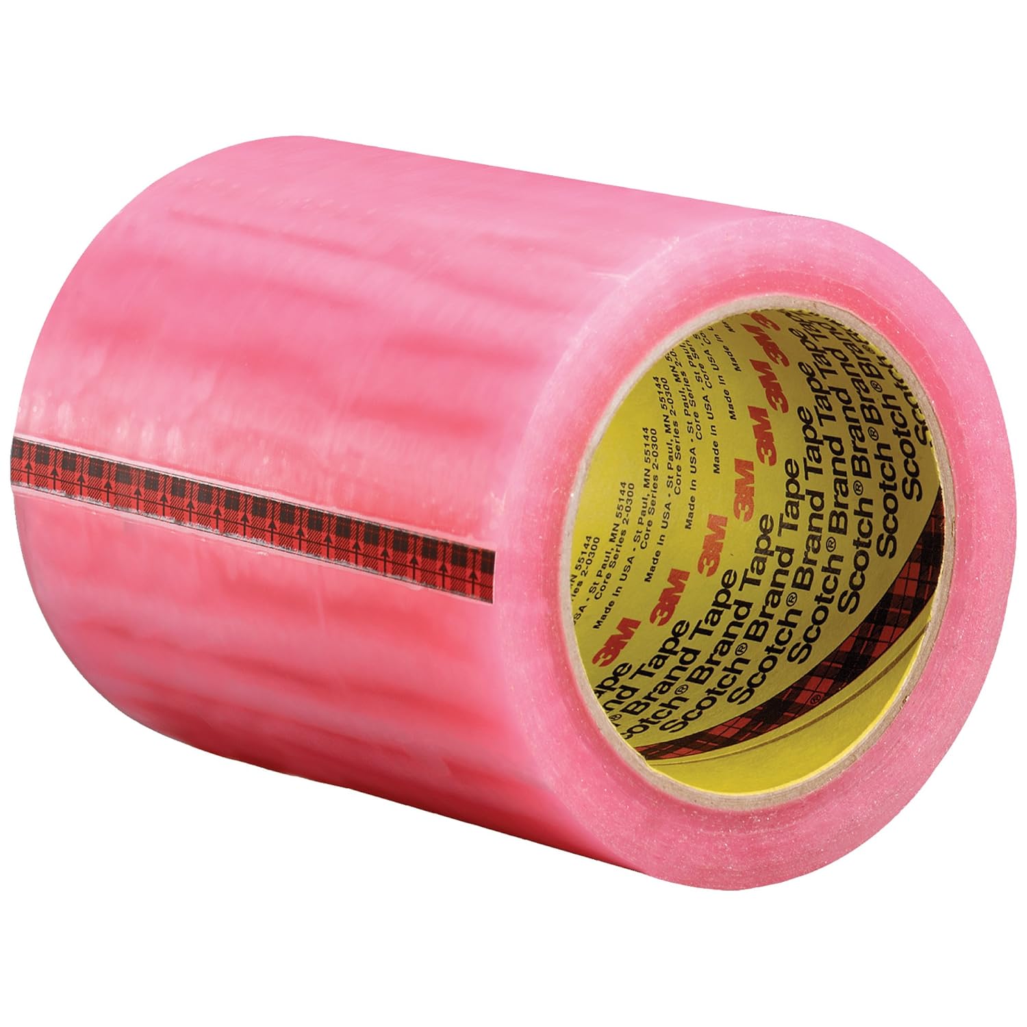 3M 821 Label Protection Tape, 2.5 Mil, 5" x 72 yds, Pink, 8
