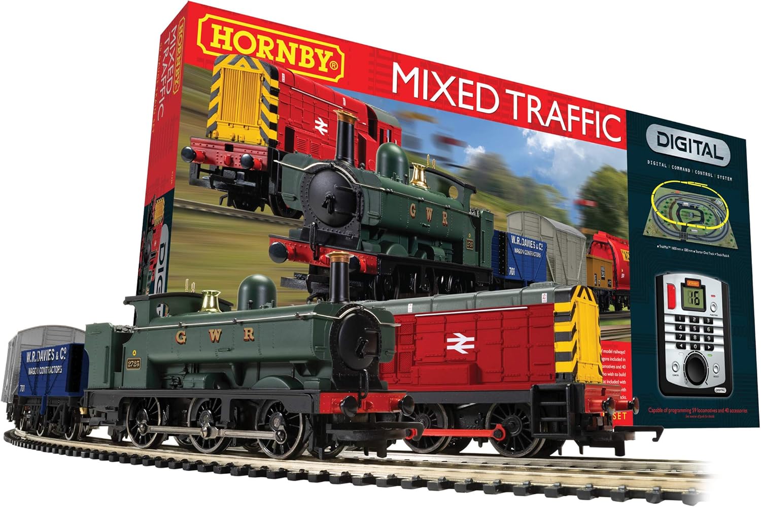 mixed freight digital train set