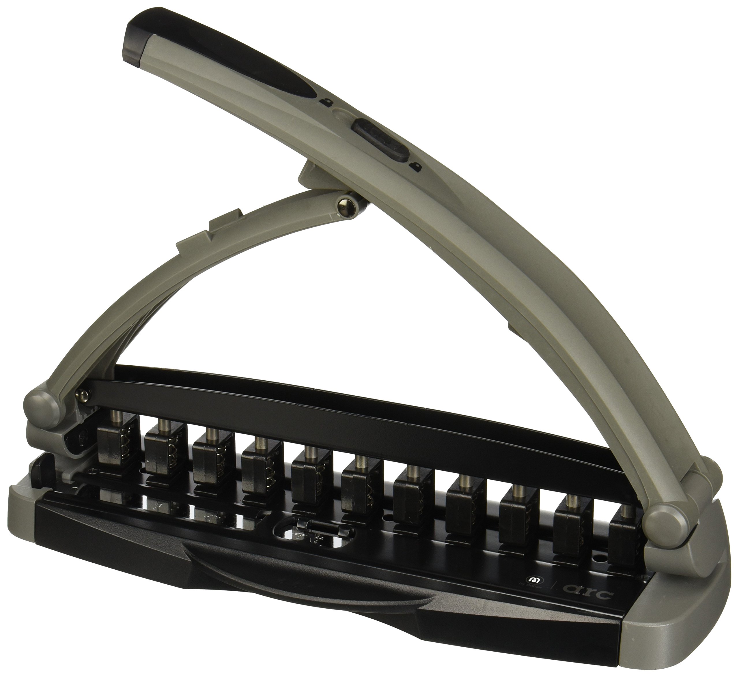 STAPLES Arc Desktop Paper Punch, 8Sheet Capacity, Black & Gray Buy Online in United Arab