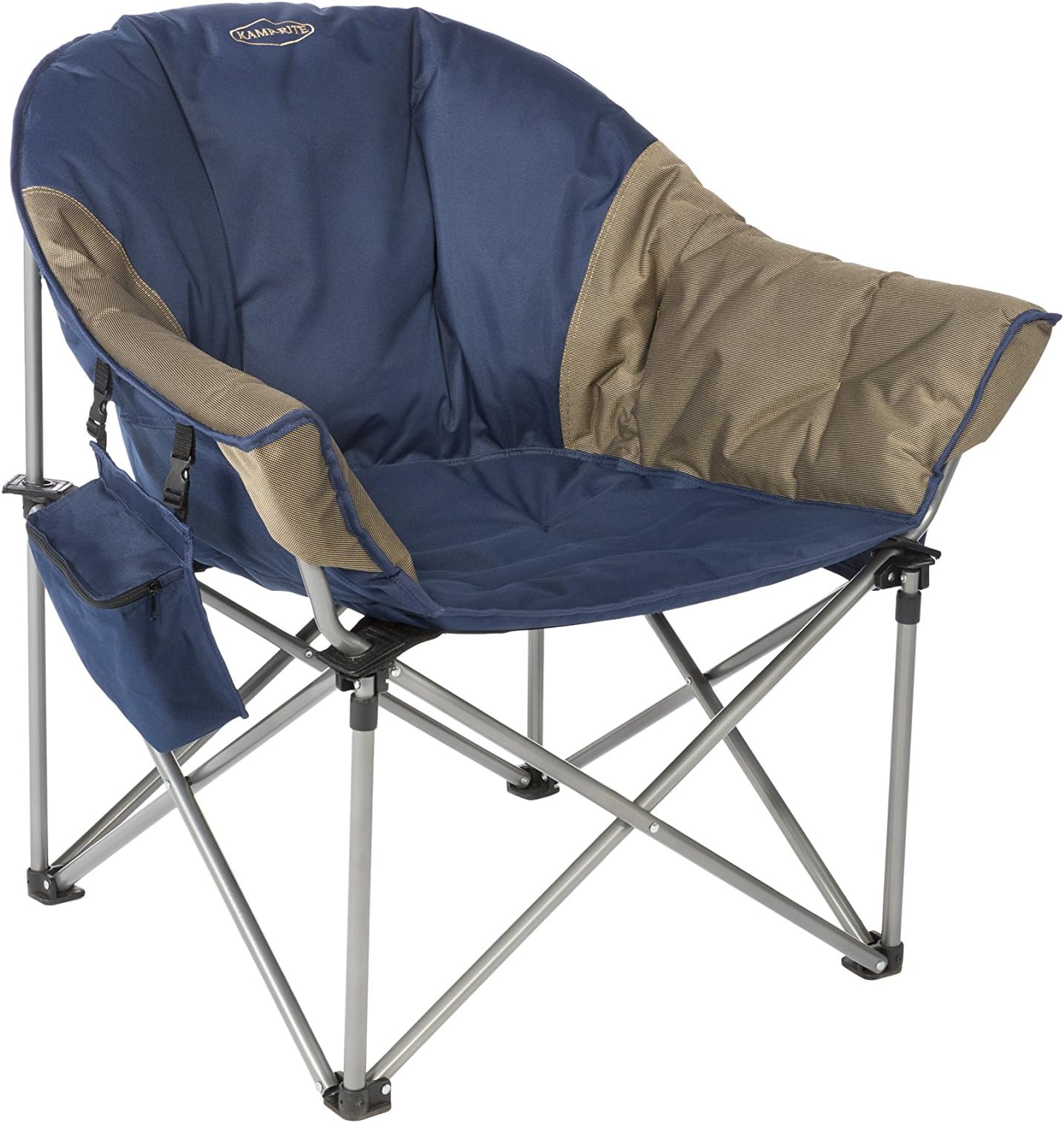 Kamp-RiteKozy Klub Chair CC420 Extra Large Comfortable Padded Camping Tailgaiting Fishing Outdoor Chair