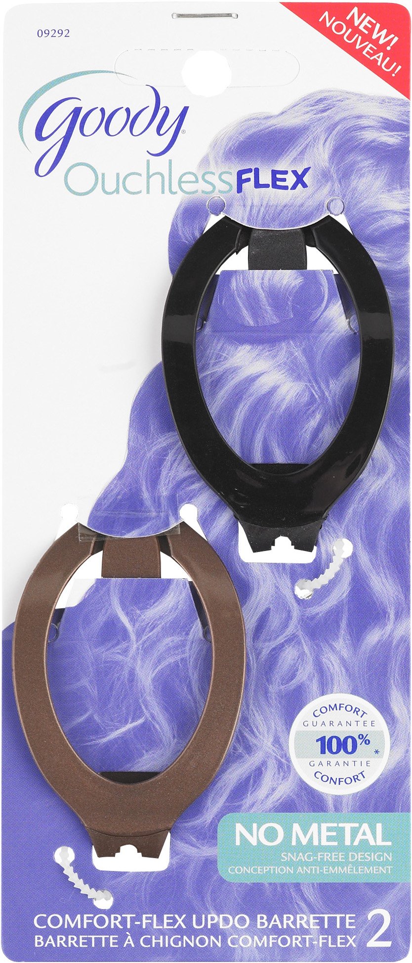 Goody Ouchless Updo Hair Barrette (Pack of 3) Hair