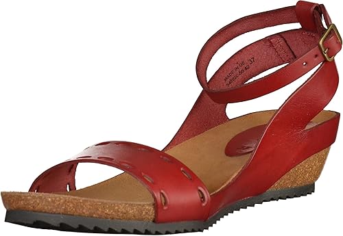 dark red sandals uk