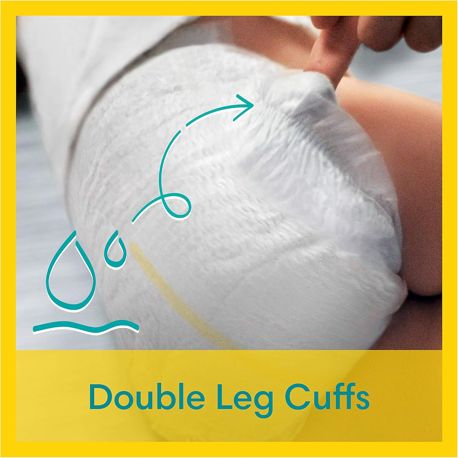 Pampers New Baby, Size 1, 80 Count, White, 80 Count (Pack of 1) - Image 5