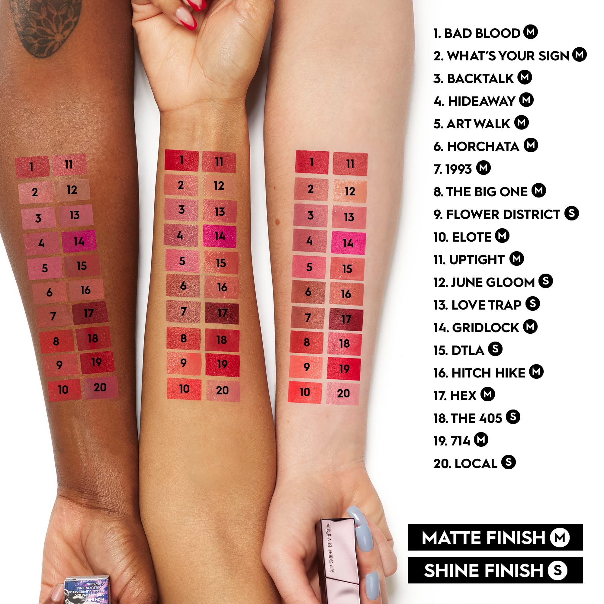 Urban Decay Vice Hydrating Lipstick, Long-lasting Cream Matte or Shine Finish, Creamy Formula, Moisturizing Lip Color with Aloe Vera & Avocado Oil, Vegan, Cruelty-free - 0.11 oz