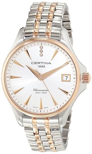 Certina, Womens, DS ACTION Lady Diamonds, Stainless Steel, Swiss