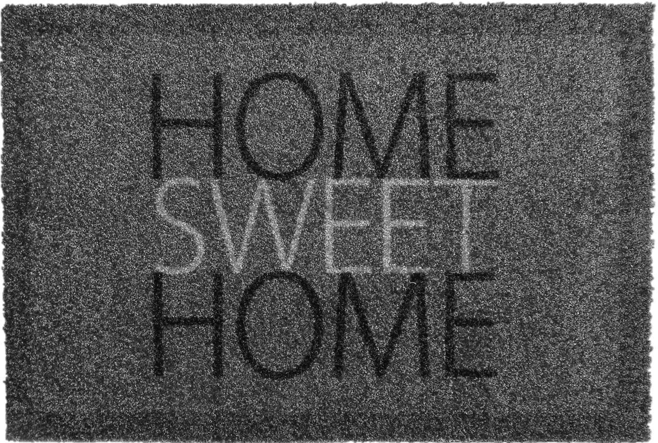 oKu-Tex Doormat | Dirt Trapper Mat | Deco-Soft Entrance | Home Sweet Home | Print | for Indoor | Entrance Area/Front Door/Staircase | Non-Slip | 40 x 60 cm