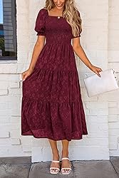 PRETTYGARDEN Women's 2025 Summer Casual Midi