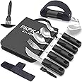 PKPKAUT Adaptive Utensils for Parkinsons Patients Elderly, Weighted Utensils for Hand Tremors, Parkinsons Eating Utensils for Disabled People, Weighted Silverware for Hand Tremors Arthritic Hands