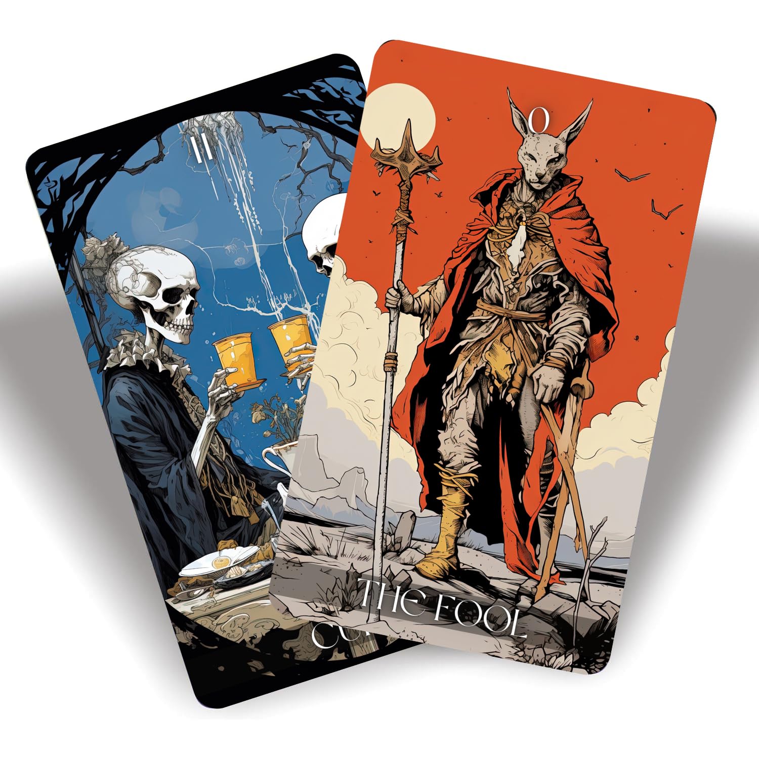 ZHQGYN 78 Tarot Cards, Tarot Cards Deck with Guide Book for Beginners, Fortune Telling Toys, Durable Cards, Suitable for Beginners to Experts, Creative Art Real Experience.