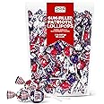 PartyWorks Patriotic Lollipop Candy Mix - 2 Pound Bulk Pack (35 Count) - July 4th Suckers - Blue Raspberry, Cherry, Vanilla Flavors - Gum-Filled Pops