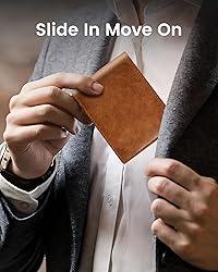 Genuine Leather Wallet for Men - Top Grain & RFID