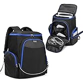 Trunab Gaming Console Backpack Compatible with Playstation 5 / PS5 Slim / PS4 / Xbox One, Travel Carrying Bag with Multiple Pockets for 15.6” Laptop and Gaming Accessories