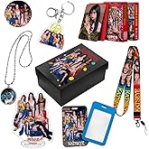BDNXTV KATSEYE Merch KATSEYE Photocards Peripherals Stand Sticker Lomo Card Lanyard Set Novel Idol Album Gift for Fans