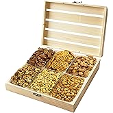 Gourmet Snack Mixed Nuts &amp; Fruit Gift Basket | Fresh and Crunchy Roasted Assorted Nuts Arrangement Platter, Ideal Birthday Care Package and Corporate Healthy Gift Box