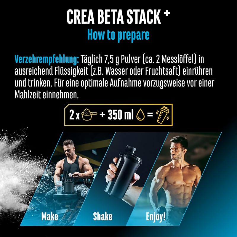 Creatin Beta Alanin Stack - 750 g