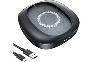 MEKASS Mouse Mover with Adjustable Interval Timer and Ultra-Silent Motor, Mouse Jiggler Simulates Real Mouse Movement, No Need Software, Mouse Jiggers for Keeping Computer Awake(Black)