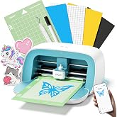Likcut S501 Vinyl Cutter Machine, 4.5" Compact Die Cutting Machine | Compact for Small Spaces, Cuts 50+ Materials, Dual Conne